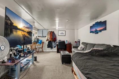 Basement Recreation Room Photo of 7680 Blott Street, Mission, BC
