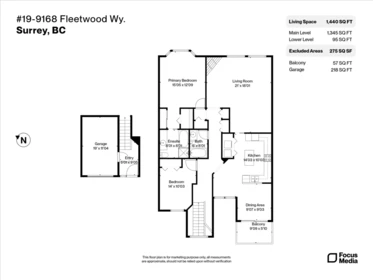 Outdoor Deck Photo of 19 9168 Fleetwood Way, Surrey, BC