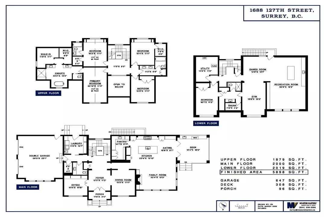 Exterior Rear Photo of 1688 127 Street, Surrey, BC