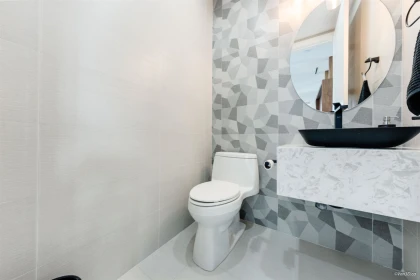 Powder Room Photo of 1 926 E 58th Avenue, Vancouver, BC