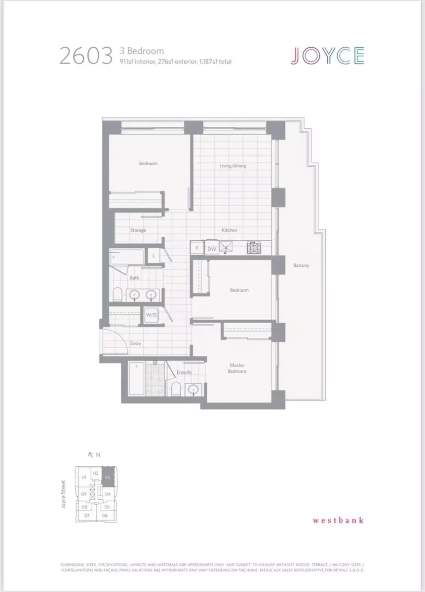 Exterior Rear Photo of 2603 5058 Joyce Street, Vancouver, BC