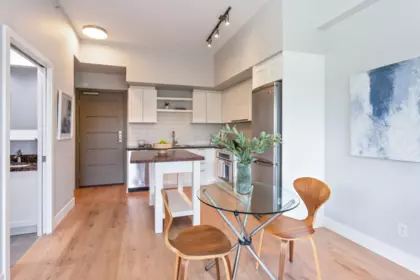 Kitchen Island Photo of 207 2288 W Broadway, Vancouver, BC