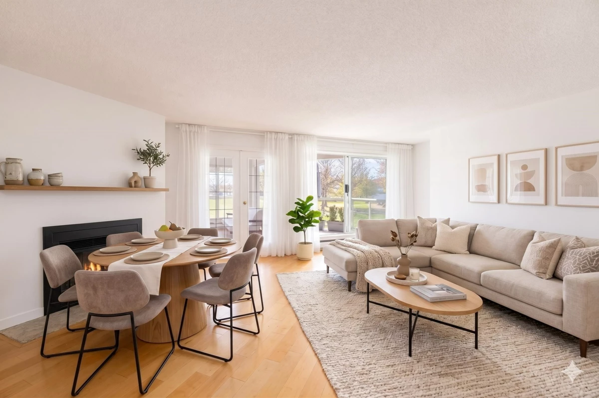 Living Room Photo of 1206 33 Chesterfield Place, North Vancouver, BC