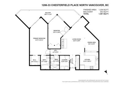 Fitness Center Photo Near 1206 33 Chesterfield Place, North Vancouver, BC