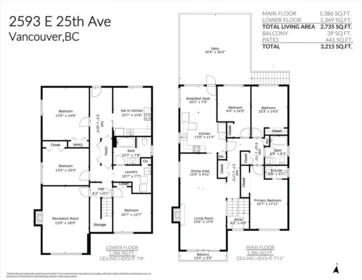 Primary Bedroom Photo of 2593 E 25th Avenue, Vancouver, BC