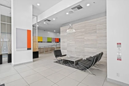 Aerial View of 1605 788 Hamilton Street, Vancouver, BC