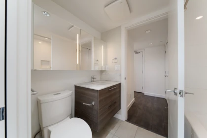 Powder Room Photo of 705 570 Emerson Street, Coquitlam, BC