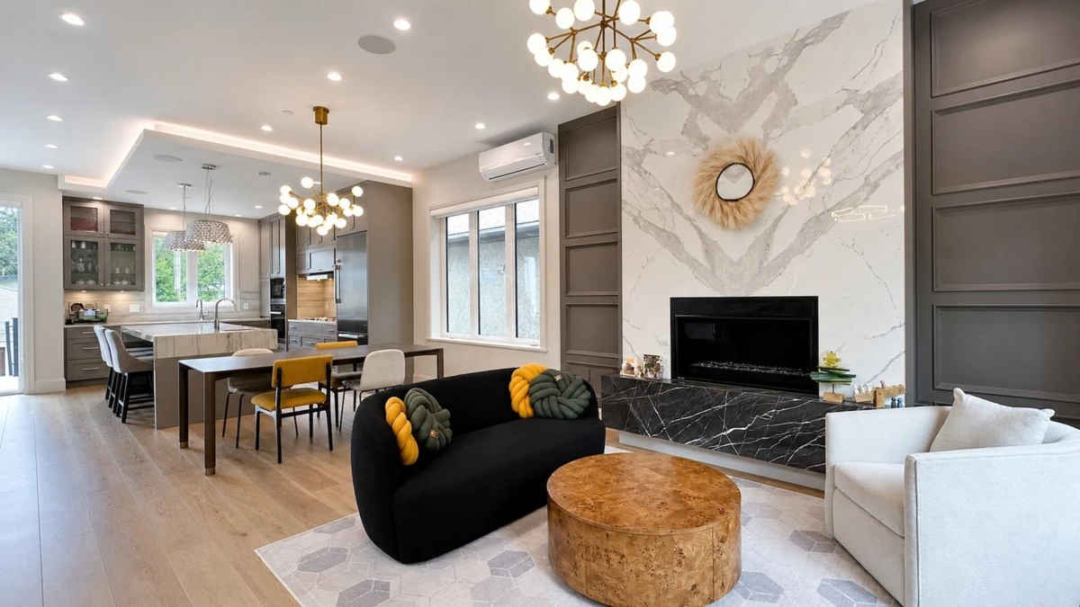 Living Room Photo of 4618 W 8th Avenue, Vancouver, BC