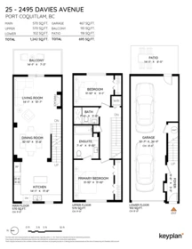 Garage Interior Photo of 25 2495 Davies Avenue, Port Coquitlam, BC