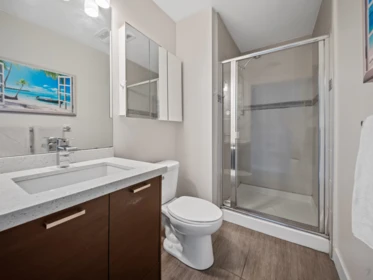 Powder Room Photo of 301 4372 Fraser Street, Vancouver, BC