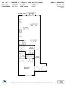 Staircase Photo of 301 4372 Fraser Street, Vancouver, BC