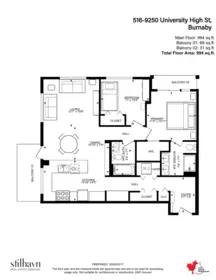 Garage Interior Photo of 516 9250 University High Street, Burnaby, BC