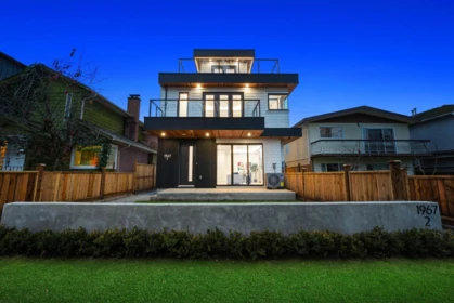 Aerial View of 1 1967 E 13th Avenue, Vancouver, BC