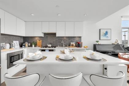 Kitchen Photo of 702 3451 Sawmill Crescent, Vancouver, BC