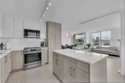 Kitchen Island Photo of 504 412 Twelfth Street, New Westminster, BC