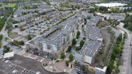 Aerial View of 406 15735 Croydon Drive, Surrey, BC