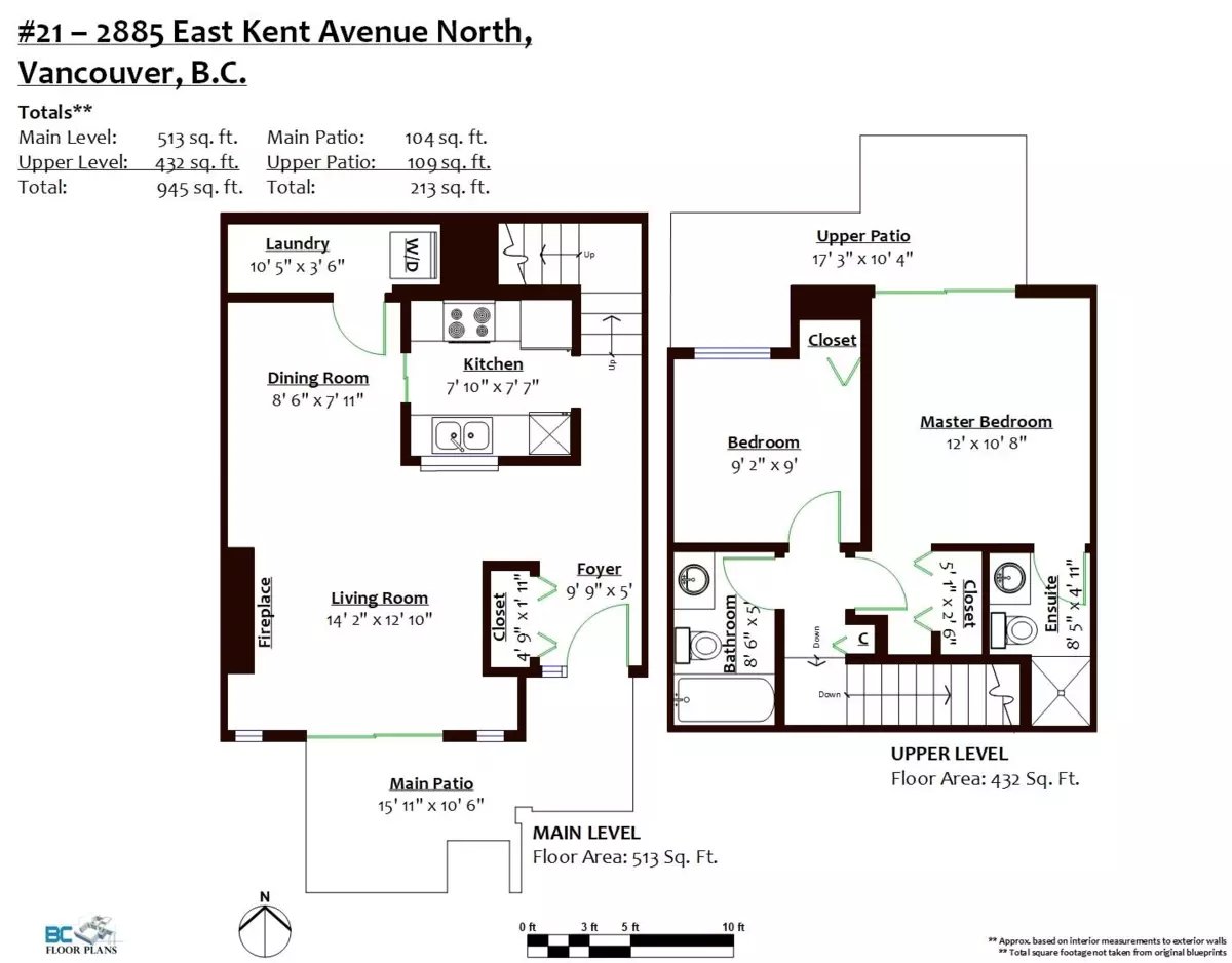 Exterior Rear Photo of 21 2885 E Kent Avenue North, Vancouver, BC