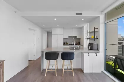 Kitchen Island Photo of 2105 4465 Juneau Street, Burnaby, BC
