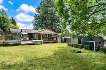 Aerial View of 7807 Grand Street, Mission, BC