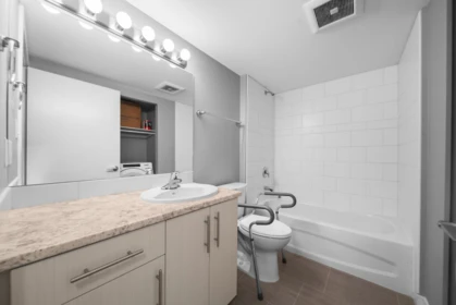 Basement Recreation Room Photo of 208 32669 George Ferguson Way, Abbotsford, BC