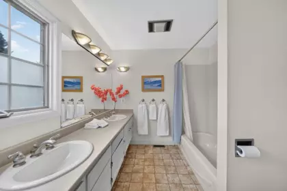Powder Room Photo of 4290 Kevin Place, Vancouver, BC