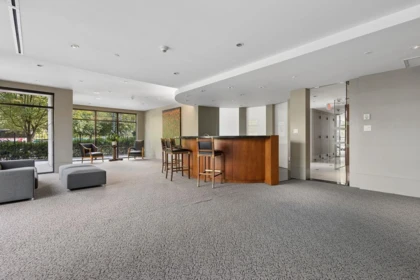 Aerial View of 1001 1863 Alberni Street, Vancouver, BC