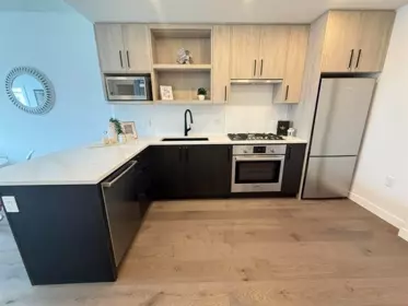 Kitchen Island Photo of 302 6859 Cambie Street, Vancouver, BC
