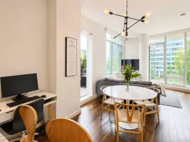 Kitchen Island Photo of 406 1633 Ontario Street, Vancouver, BC