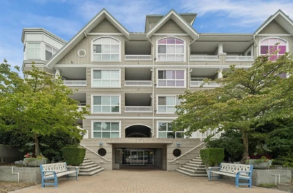 Aerial View of 410 5500 Lynas Lane, Richmond, BC