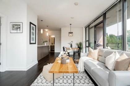 Kitchen Island Photo of 601 301 Capilano Road, Port Moody, BC