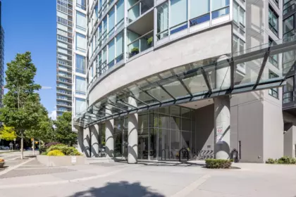 Exterior Rear Photo of 3601 1438 Richards Street, Vancouver, BC