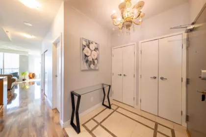 Living Room Photo of 3601 1438 Richards Street, Vancouver, BC