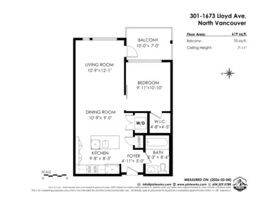 Basement Recreation Room Photo of 301 1673 Lloyd Avenue, North Vancouver, BC