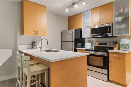 Kitchen Photo of 306 977 Mainland Street, Vancouver, BC