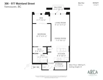 Staircase Photo of 306 977 Mainland Street, Vancouver, BC