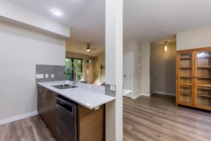 Kitchen Island Photo of 306 2135 Heritage Park Lane, North Vancouver, BC