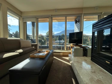 Living Room Photo of 310 (3) 4321 Village Gate Boulevard, Whistler, BC