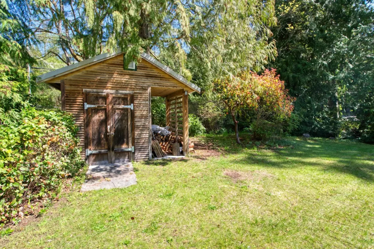 Garage Interior Photo of 13282 Keelson Road, Garden Bay, BC