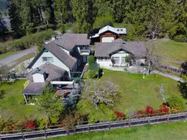 Front exterior of 13282 Keelson Road, Garden Bay, BC