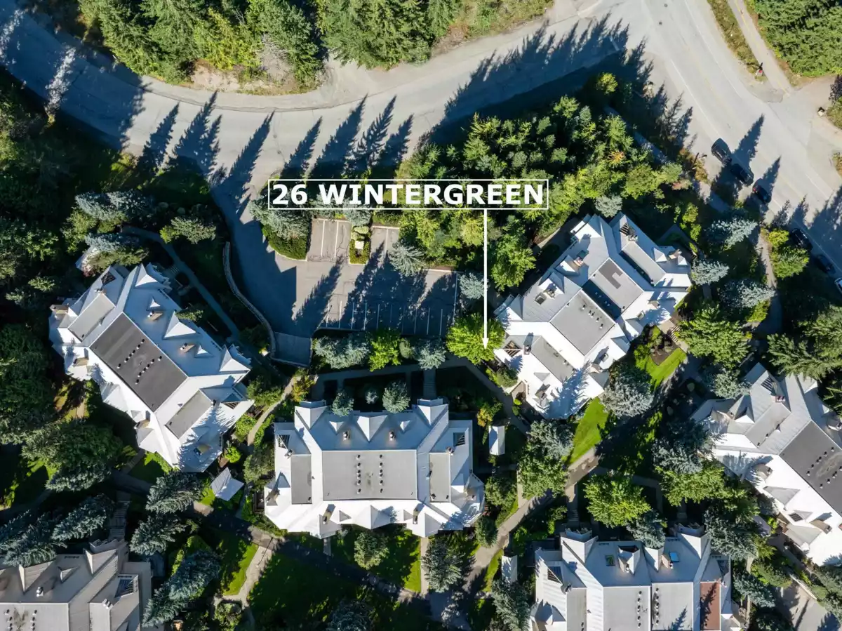 Exterior Rear Photo of 26 4725 Spearhead Drive, Whistler, BC