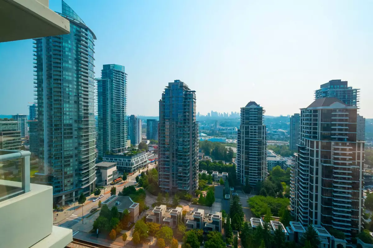 Aerial View of 2402 4398 Buchanan Street, Burnaby, BC