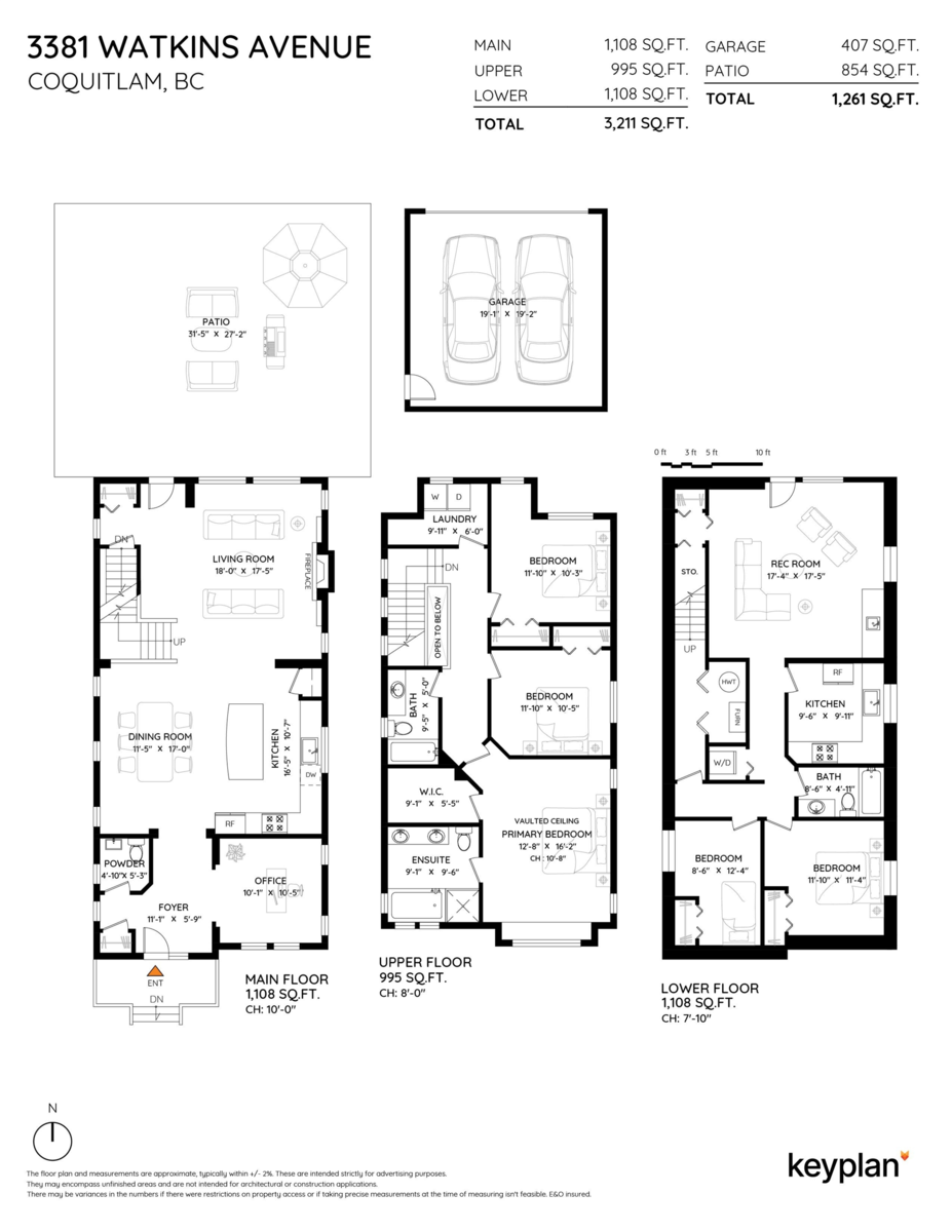 Hot Tub / Spa Photo of 3381 Watkins Avenue, Coquitlam, BC