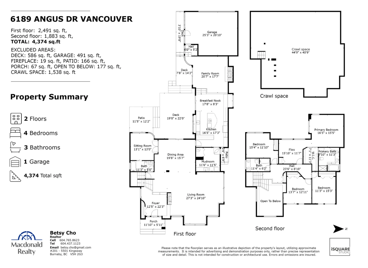 Office / Den Photo of 6189 Angus Drive, Vancouver, BC