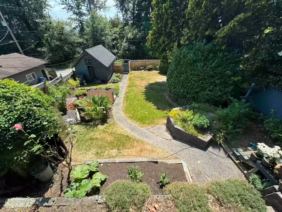 Aerial View of 723 E 4th Street, North Vancouver, BC
