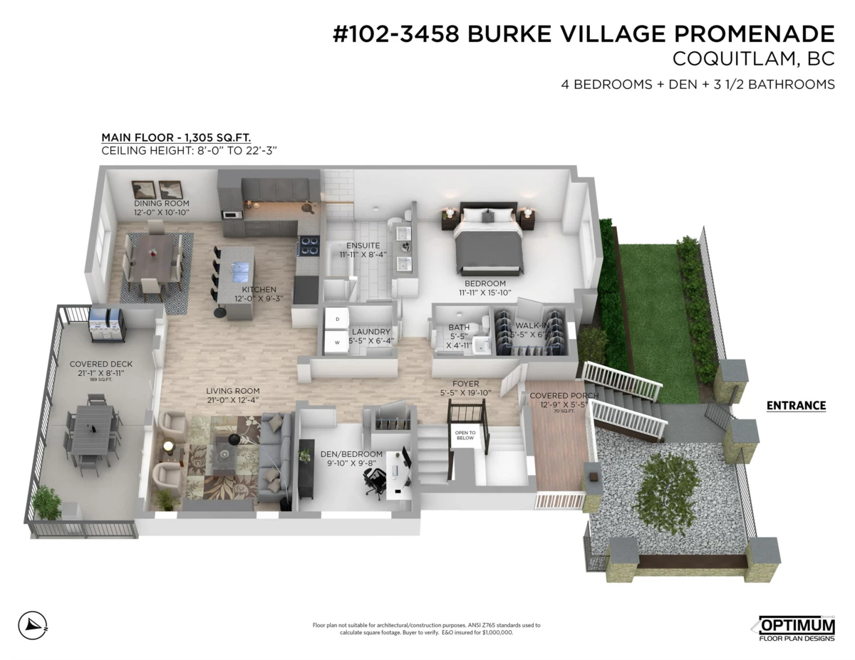 Playground / Recreational Area Near 102 3458 Burke Village Promenade, Coquitlam, BC