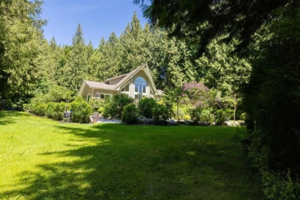 Aerial View of 2596 Miles Road, Roberts Creek, BC