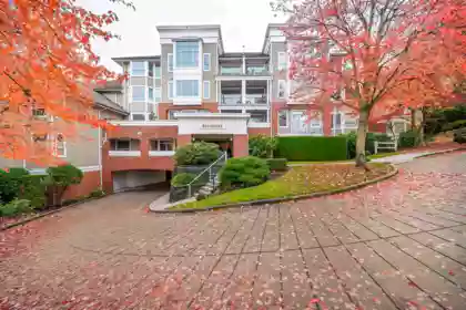 Front exterior of 203 5270 Oakmount Crescent, Burnaby, BC
