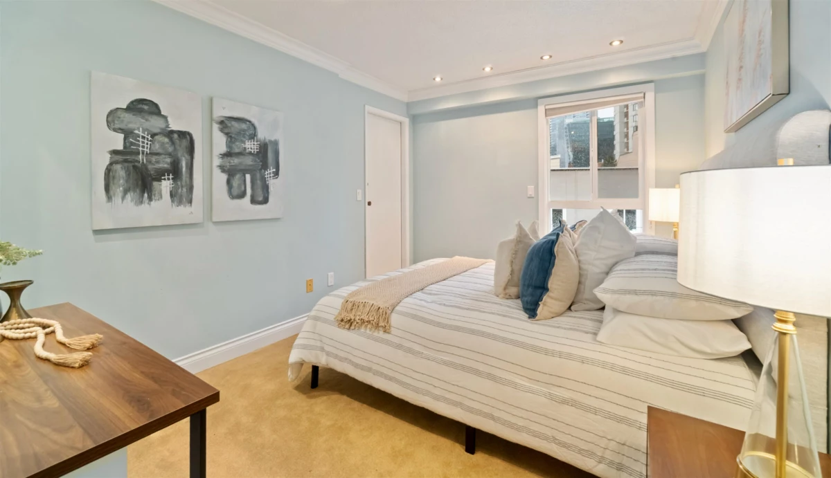 Primary Bedroom Photo of 405 1157 Nelson Street, Vancouver, BC