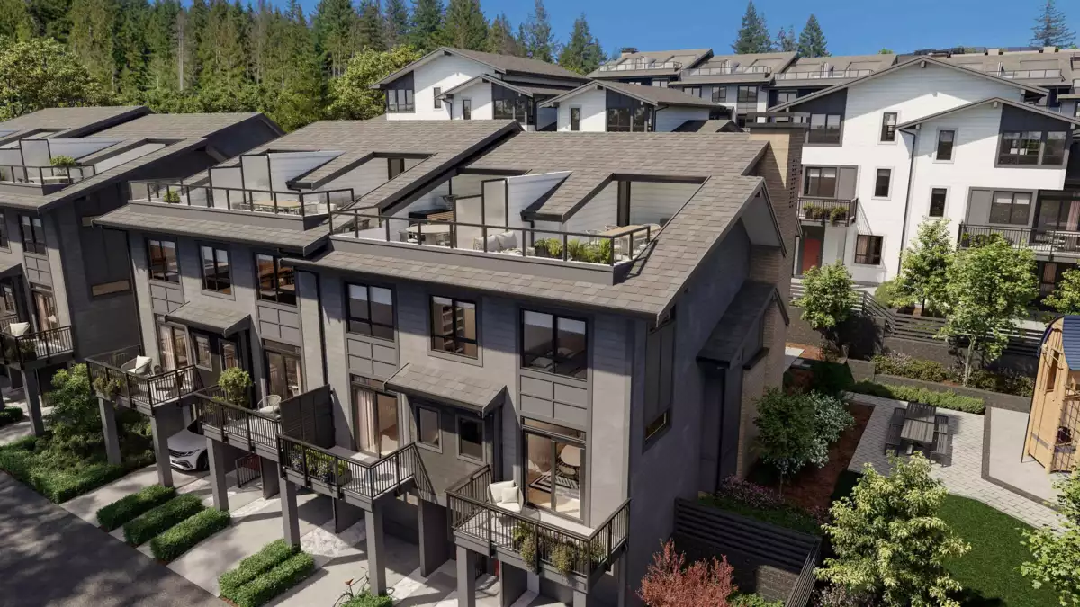Exterior Front Photo of 116 3535 Highland Drive, Coquitlam, BC