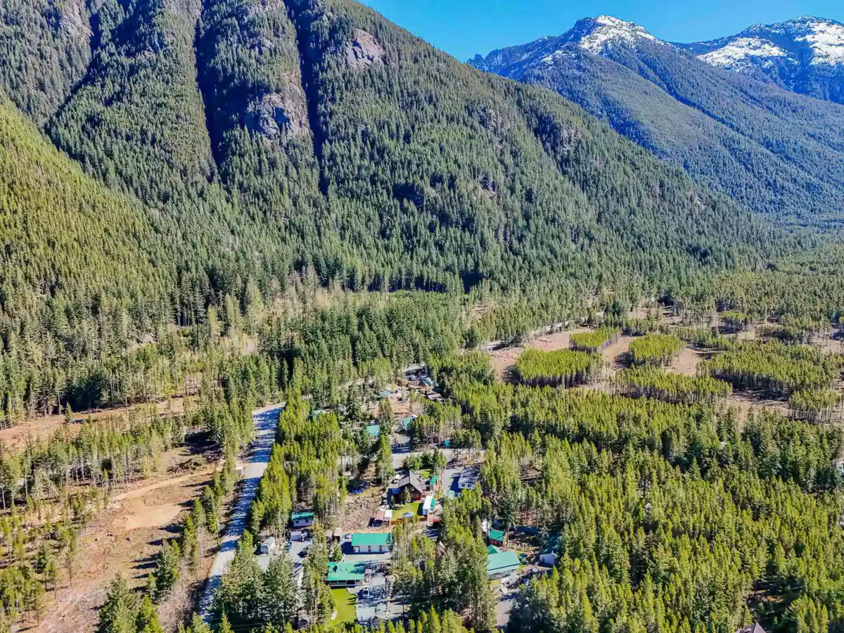 Aerial View of 5362 W Paulsen Road, Chilliwack, BC